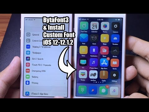 *NEW* How to Install BytaFont 3 & Custom Font On iOS 12-12.1.2
