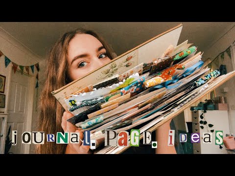 Easy Junk Journal Page Ideas BORDERS 