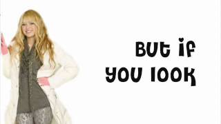 Hannah Montana ft. Billy Ray Cyrus - Love That Let&#39;s Go - Lyrics On Screen