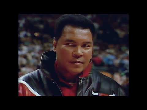 NBA Finals 1997  Game 1  Utah Jazz vs  Chicago Bulls  Jordan Buzzer Beater Over Russell