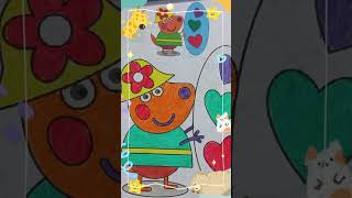 Tô màu, trang điểm heo peppa chơi SUP