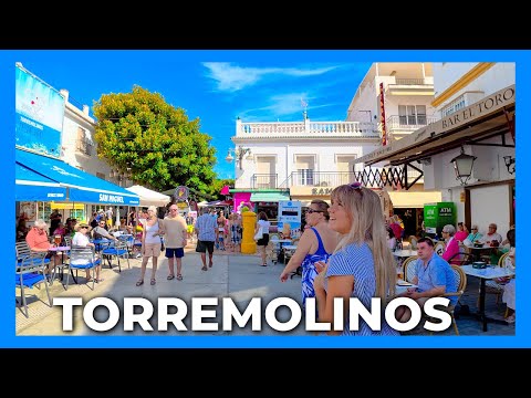 Torremolinos Spain | Bajondillo Beach to Town Center - 4K Walking Tour 2025