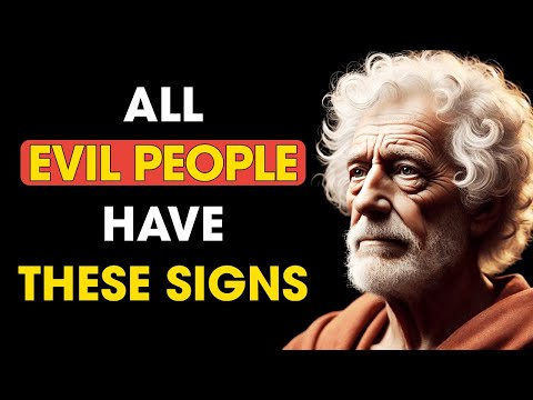 6 RED FLAGS that REVEAL the PERSON next to you is EVIL | Stoic Philosophy