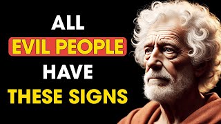 6 RED FLAGS that REVEAL the PERSON next to you is EVIL | Stoic Philosophy