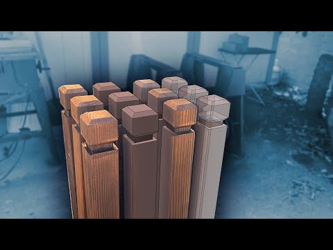 Make BEAUTIFUL Decorative Fence Posts from a 4x4!