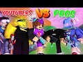 2 Youtubers vs 2 Pros in MM2.. 😂 (Murder Mystery 2) *Funny Moments*