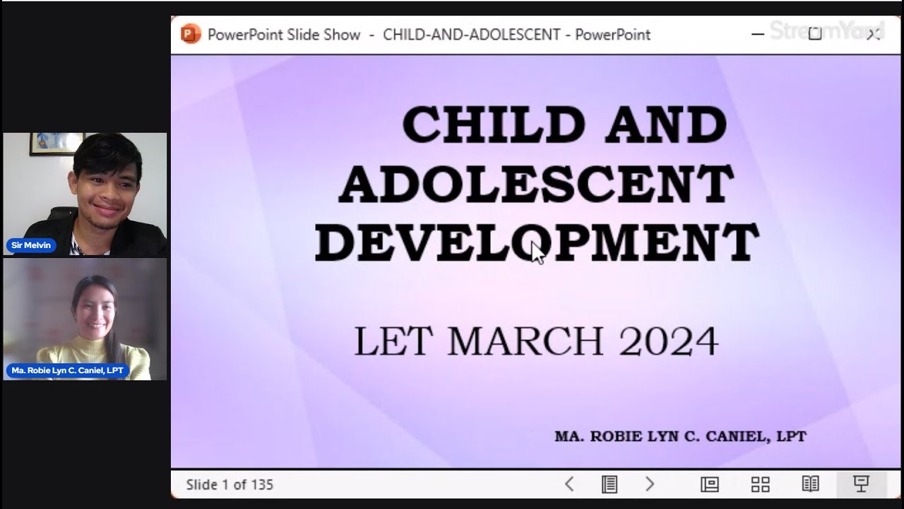 CHILD AND ADOLESCENT LEARNERS AND LEARNING PRINCIPLES| MARCH 2024 LET REVIEW DRILLS