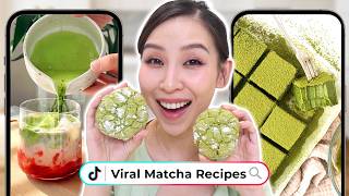 I Tried Viral Matcha Recipes *obsessed* 🍵