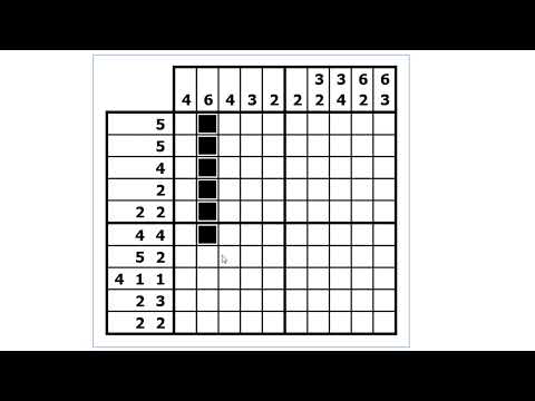 How to solve Nonogram Puzzles - The Basics - YouTube