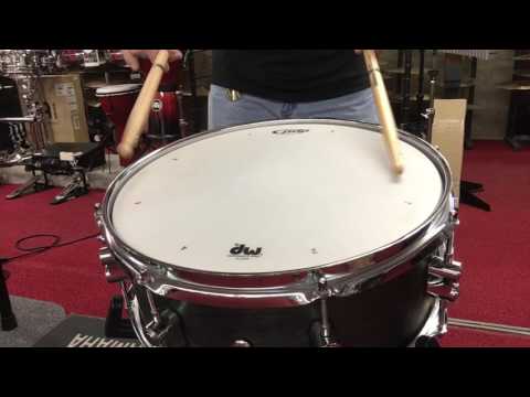PDP by DW 5x13 Black Wax Finish 10ply Maple Snare