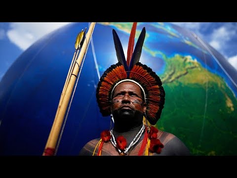 Video Thumbnail: Indigenous march in Brasilia calls for land rights and climate action