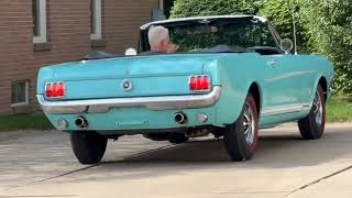 44-Years-Owned 1965 Ford Mustang Convertible 289 Drive By