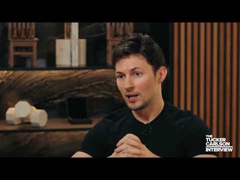 Интервью Павел Дуров Такер Карлсон на русском языке  Часть 1 Pavel Durov interview in Russian. Watch