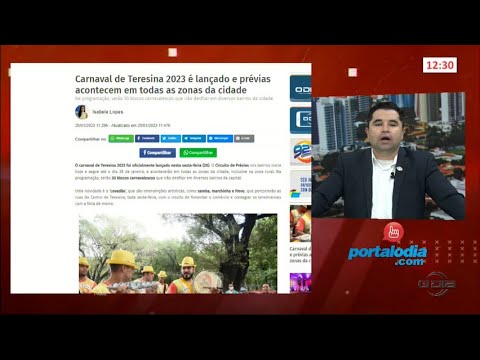 Notícias do Portal do Dia no programa Rota do Dia 20 01 2023