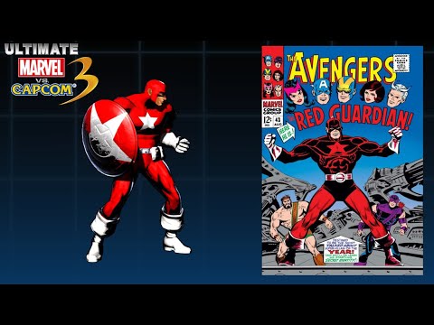 Ultimate Marvel vs Capcom 3  Mod Red Guardian / Captain america