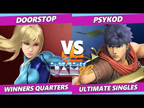 Smash Jam 22 Winners Quarters - Doorstop (ZSS) Vs. PsyKoD (Ike) SSBU Ultimate Tournament