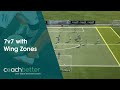 Competitive Team Training 🔥⚽ | 7v7 with Wing Zones | coachbetter