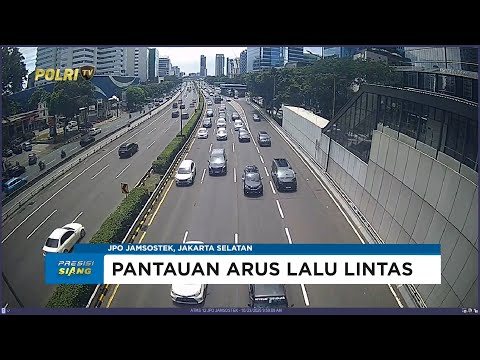 NTMC POLRI - PANTAUAN ARUS LALU LINTAS SIANG 23 OKTOBER 2025