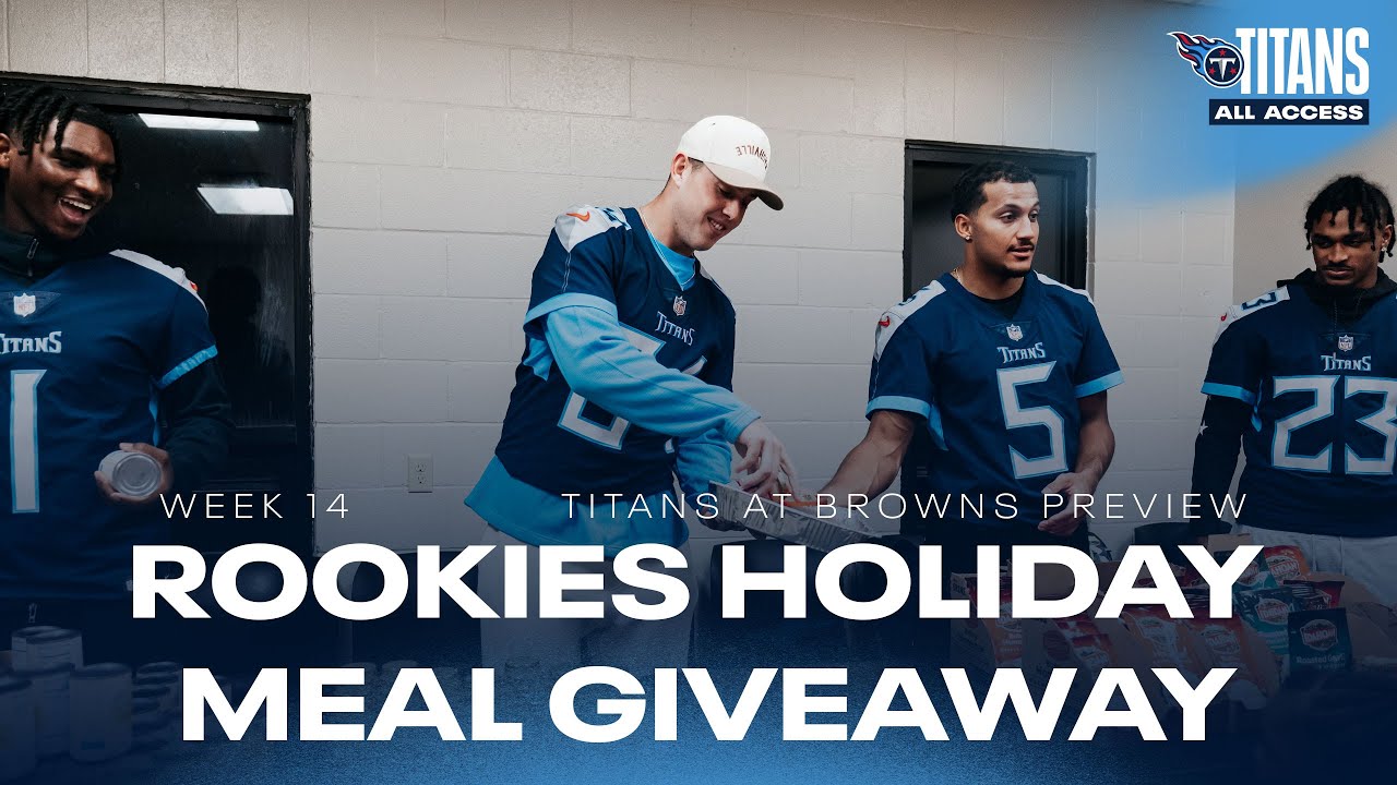 Titans Rookies Holiday Meal Giveaway