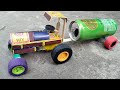 How To Make A Tractor At Home From Matchbox Diy Tractor Trolley Mini Tractor Toy