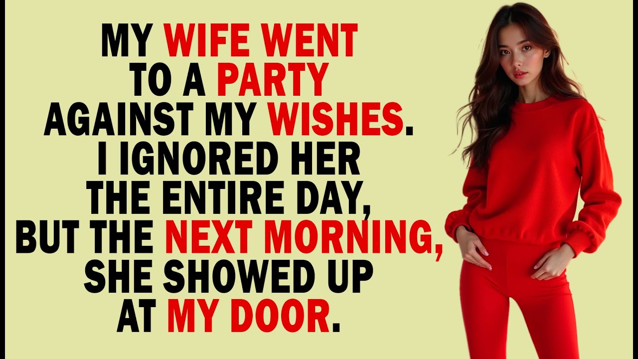 Against My Wishes, My Wife Went to a Party—Her Morning Confession Shattered My World.