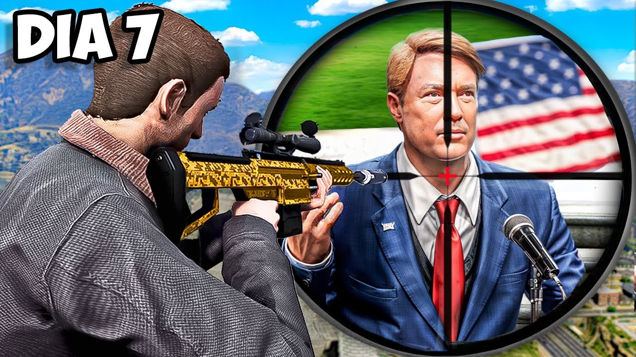 Eu Passei 7 DIAS Como HITMAN no GTA 5 REALISTA - O FILME