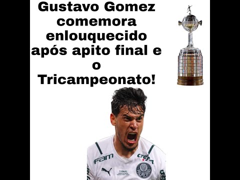 GUSTAVO GOMEZ EXPLODE DE EMOÇÃO APÓS APITO FINAL