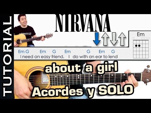 About A Girl guitar and solo Learn to play Nirvana How to play guitar easily