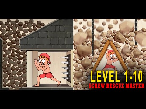 Screw Rescue Master- - Android Gameplay - Level 1-10 - YouTube