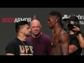 UFC 236: Weigh-in Faceoffs
