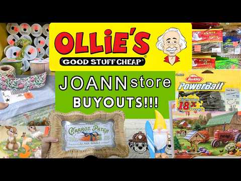 Ollie's Bargain Outlet-Giant Store!- JOANN FABRIC & CRAFT buyouts -GREAT prices!