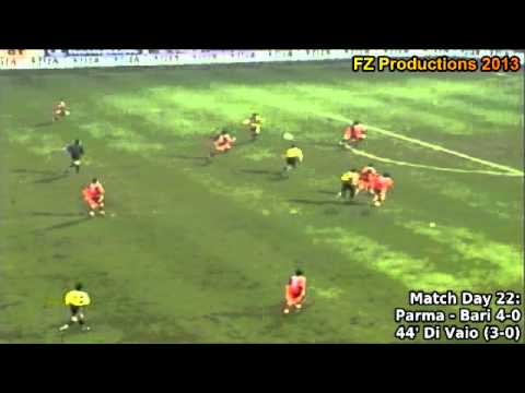 Serie A 2000-2001, day 22 Parma - Bari 4-0 (Di Vaio 3rd goal)