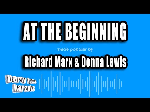 Richard Marx & Donna Lewis - At The Beginning (Karaoke Version)