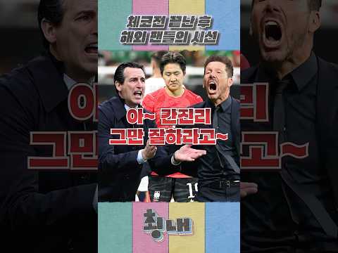 체코전 끝난 후 해외 팬들이 한국을 바라보는 시선