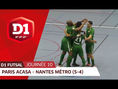 J10 : Paris ACASA - Nantes Métropole Futsal (5-4)
