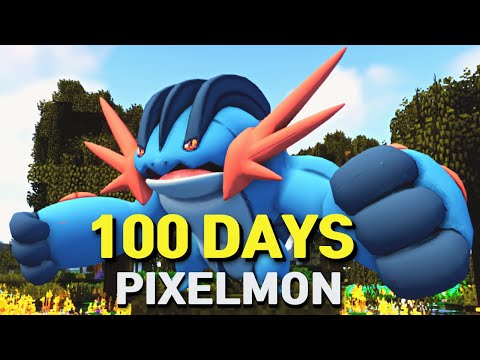 100 Days in Minecraft Pixelmon: An Epic Tale
