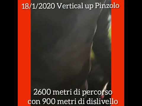 18/1/2020 Vertical up Pinzolo - 2600 m di percorso con 900 m di dislivello e pendenza fino al 69%