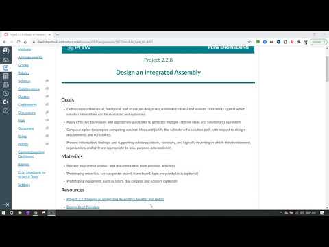 IED 2.2.8 - Design an Integrated Assembly - Part 1 - Overview