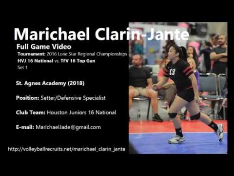 Full Game Video - 2018 S/DS Marichael Clarin-Jante #13 - Set 1/2
