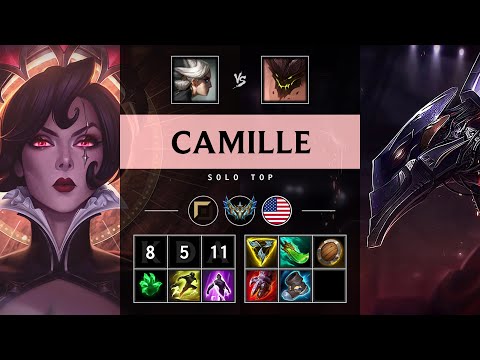 Camille Top vs Malphite - NA Challenger Patch 25.16