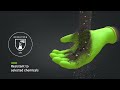 Video MERCATOR GOGRIP Nitrilové Pracovné Rukavice PRO GREEN XXL 50 ksthumb 1