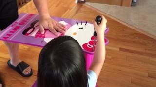 Hello Kitty Toy Bin Organizer for kids - assembly