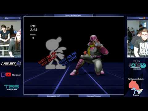 Amne (Falcon) Vs. BDoc (G&W, Ike) - Project M Grand Final Set 1
