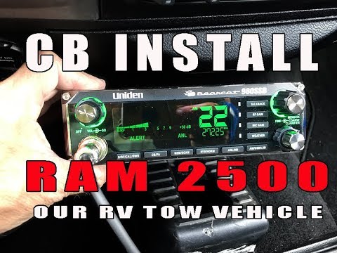 CB RADIO INSTALLATION IN RAM 2500 TRUCK(Uniden 980ssb RADIO)