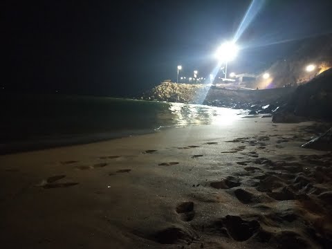Night and beach with jojo الليل و البحر