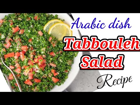 TABBOULAH SALAD in Kuwait🇰🇼|| Made Of parsley+Arabic Traditionally Recipe