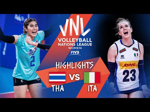 THA vs. ITA - Highlights Week 5 | Women's VNL 2021