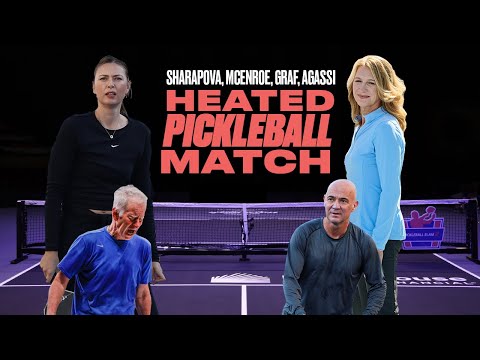 What Happens When Four Tennis LEGENDS Play PICKLEBALL For $1,000,000?!