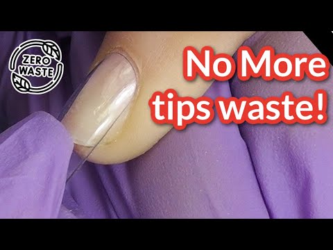 Waste Free 🗑 Soft Gel Extensions with Beetles Tips | Summer Gel Polish Nail Art