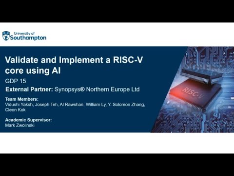 Validate and Implement a RISC-V core using AI